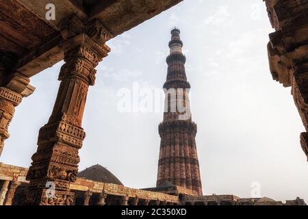 qutub Minar in Neu delhi Stockfoto