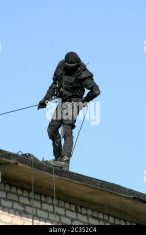 Soldaten der Spezialeinheiten Stockfoto