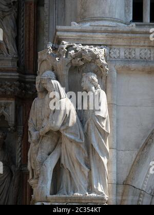 Details von der Basilika St. Mark's - Venedig Stockfoto