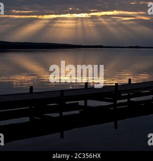 Steinhuder See, Niedersachsen Stockfoto