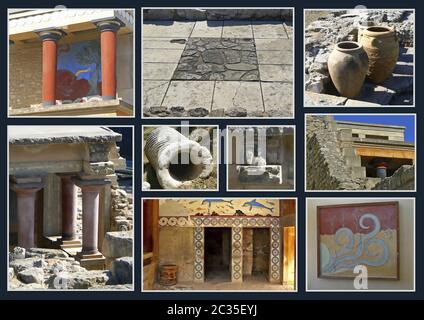 Knossos, Crete Stockfoto