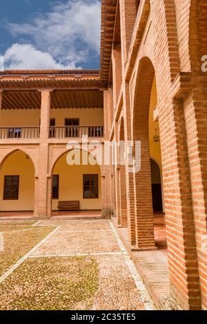 Castillo de la Mota Interieur, das Schloss von Medina del Campo, in Valladolid, Leon. Spanien Stockfoto