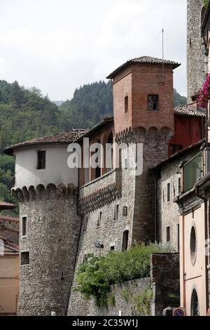 Castelnuovo di Garfagnana - der ariosto Schloss. Toskana, Italien Stockfoto