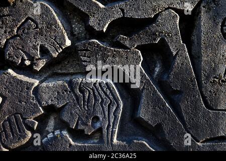 Bittermark-Denkmal, Detail, Künstler Karel Nestrath, Dortmund, Ruhrgebiet, Deutschland, Europa Stockfoto