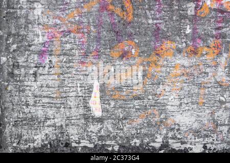 Grunge Texturen und Hintergründe. Alte Plakate und zerknittertes Papier. Rip-Papier. Bereit für Ihre kreative Arbeit. Stockfoto