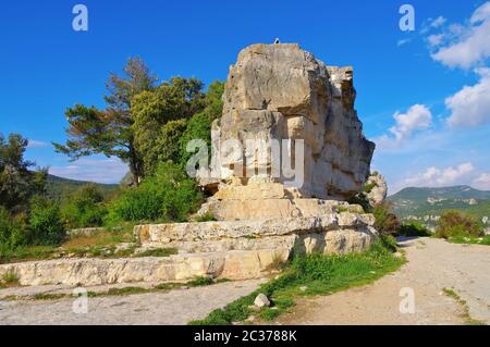 Landschaft in der Nähe von Dorf Siurana in Katalonien, Spanien Stockfoto