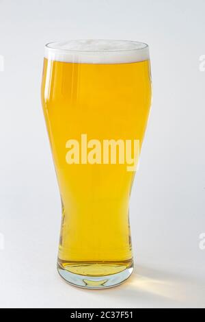 Ein isolierter Budweiser Biertöner auf weißem Hintergrund Stockfoto