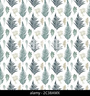 Farn Musterdesign. Vektor-illustration Stockfoto