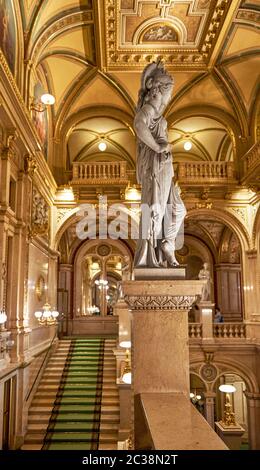 Besuch des Royal Opera House. Wien, Österreich Stockfoto
