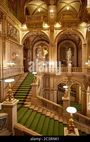 Besuch des Royal Opera House. Wien, Österreich Stockfoto