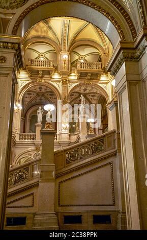 Besuch des Royal Opera House. Wien, Österreich Stockfoto