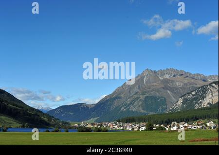 Paznauntal in Italien Stockfoto