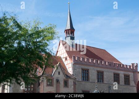 Altes Rathaus in der Stadt Göttingen in Niedersachsen Stockfoto
