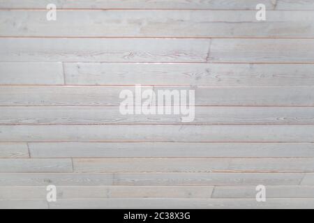 Alte bemalte Holzmaserung, Vintage-Stil Holzhintergrund auf großen Brettern Holzbrett weiß lackiert Stockfoto