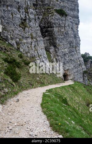 Pasubio Berg in den italienischen Alpen Stockfoto