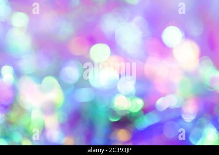 Abstrakt holographischen trendigen Hintergrund. Magisches Bokeh Overlay oder ein Design-Element. Stockfoto