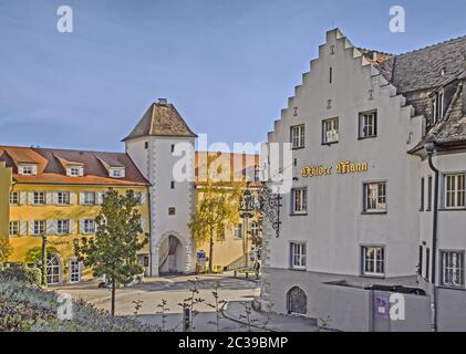 Unteres Stadttor Meersburg Stockfoto