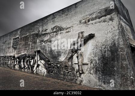 Bittermark-Denkmal, Künstler Karel Nestrath, Dortmund, Nordrhein-Westfalen, Deutschland, Europa Stockfoto