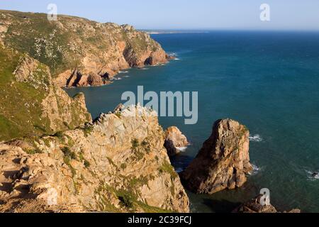 Cabo da Roca, dem Wester Punkt Europas, Portugal Stockfoto