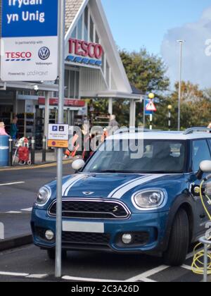 Ladestation für Elektroautos Stockfoto