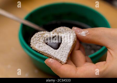 Johannisbeere Spitzbuben Stockfoto