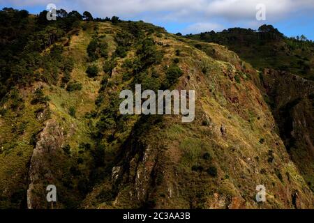 Berge von Madeira auf Paul da Serra, Portugal Stockfoto