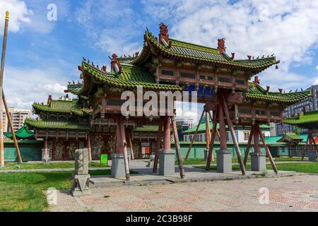 Winterpalast von Bogd Khan in der Mongolei Stockfoto