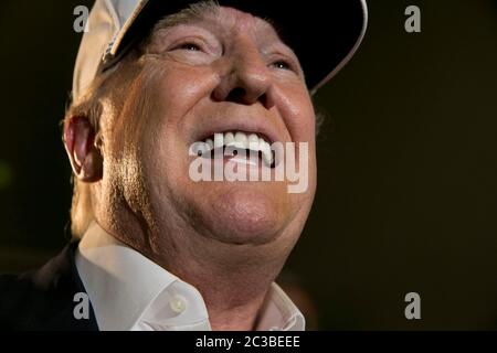 Donald Trump in Laredo - US-Präsidentschaftskandidat Donald Trump, während seines 2015 Besuchs in Laredo, Texas 28. Oktober 2015 © MKC / Daemmrich Fotos Stockfoto