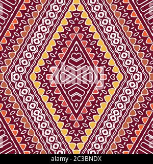 Schöne bunte Tribal inspiriert geometrischen Vektor-Muster Hintergrund. Stock Vektor