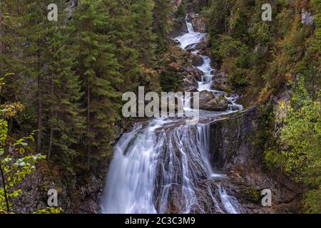 Reinbach Wasserfall in Ahrntal, Südtirol, Italien Stockfoto