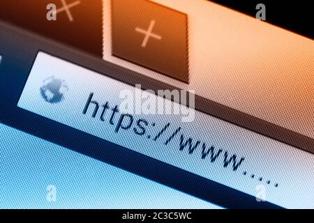 SSL - Internetverbindung Stockfoto