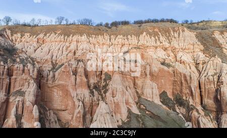 Rote Schlucht geschützten Bereich und einem natürlichen Monument, einer geologischen und botanischen finden in Rumänien Stockfoto