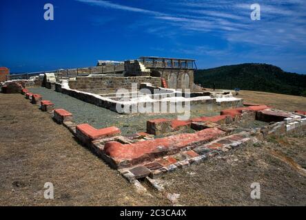 Shirley Heights Antigua Dow's Hill Fort Stockfoto