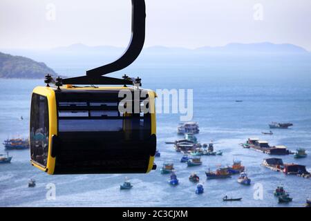 Cable Car-Kabine Stockfoto