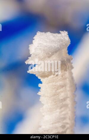 Kalter Winter in der Eifel in Deutschland Stockfoto