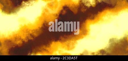 Abstrakter Aquarellhintergrund mit Aquarellfarbe mit Schokolade, dunkelgoldenem Stab und pastellgelben Farben. Kann als Hintergrundstruktur oder gr. verwendet werden Stockfoto