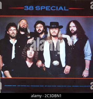 38 SPECIAL TOUR DE FORCE - Vintage 12'' LP Vinyl 02 Cover Stockfoto