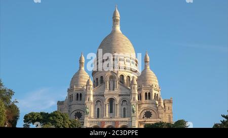 Nahaufnahme der Basilika sacre coeur, paris Stockfoto