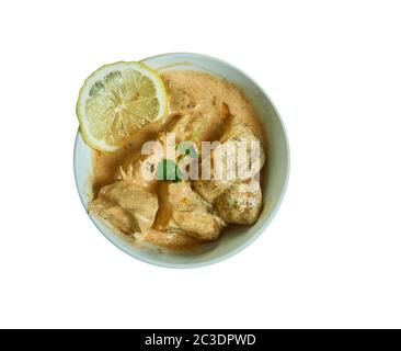 Awadhi Nawabi Huhn Stockfoto