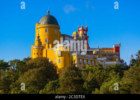 Pena-Palast in Sintra - Portugal Stockfoto