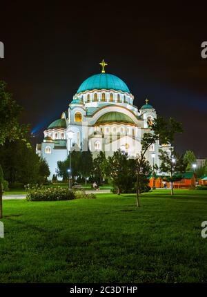 St. Sava Kathedrale - Belgrad - Serbien Stockfoto