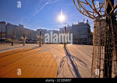 Belgrad. Slavija Platz in Beograd Natur und Architektur Blick Stockfoto