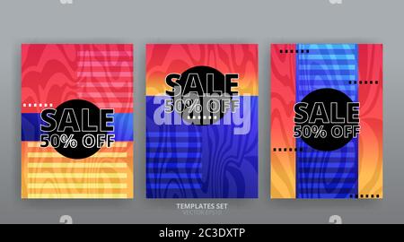 Abstract memphis und Hipster und grafische geometrische Elemente bauhaus Design-Vorlage. Glitch kreativen Hintergrund, Vektor-Set Broschüre, Einladung, Pres Stock Vektor