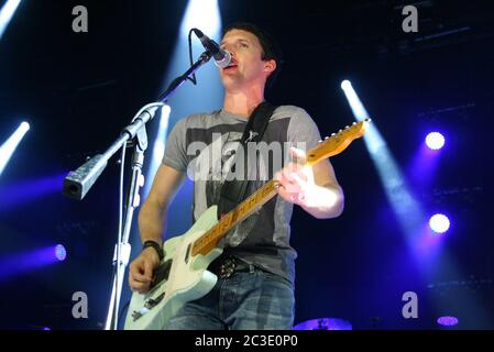 RIO DE JANEIRO, 20.01.2012: James Blunt tritt in der Citibank Hall in Rio de Janeiro auf (Néstor J. Beremblum / Alamy News) Stockfoto