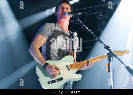 RIO DE JANEIRO, 20.01.2012: James Blunt tritt in der Citibank Hall in Rio de Janeiro auf (Néstor J. Beremblum / Alamy News) Stockfoto