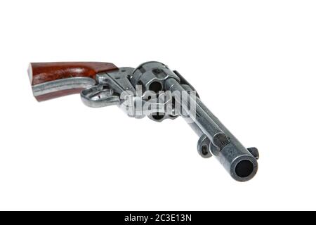 Alte Armee Single Action Revolver Stockfoto