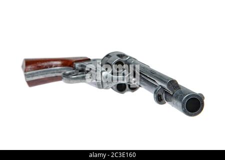 Alte Armee Single Action Revolver Stockfoto