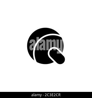 Anfangsbuchstabe Q Grafik Logo Vorlage, abstraktes Business-Logo, isoliert auf weißem Hintergrund. Stock Vektor