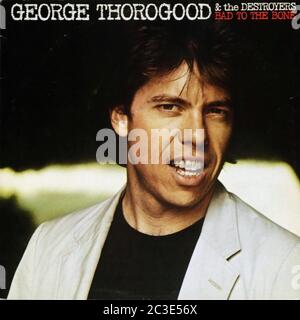 GEORGE THOROGOOD & THE DESTROYERS BAD TO THE BONE - VINTAGE 12'' LP VINYL 02 COVER Stockfoto