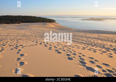 Urlaub rund um die Bucht von Arcachon und die düne von pilat, Frankreich Stockfoto